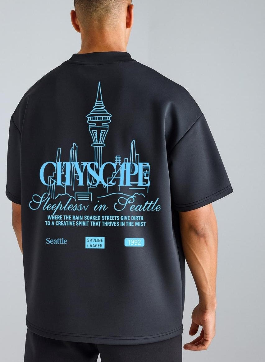 Printed Drop Shoulder Sweatshirt – Fleece