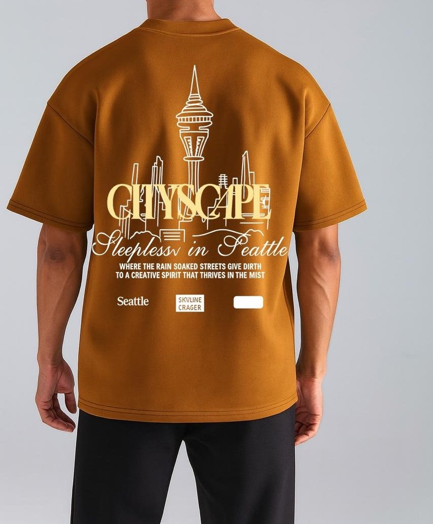 Printed Drop Shoulder Sweatshirt – Fleece